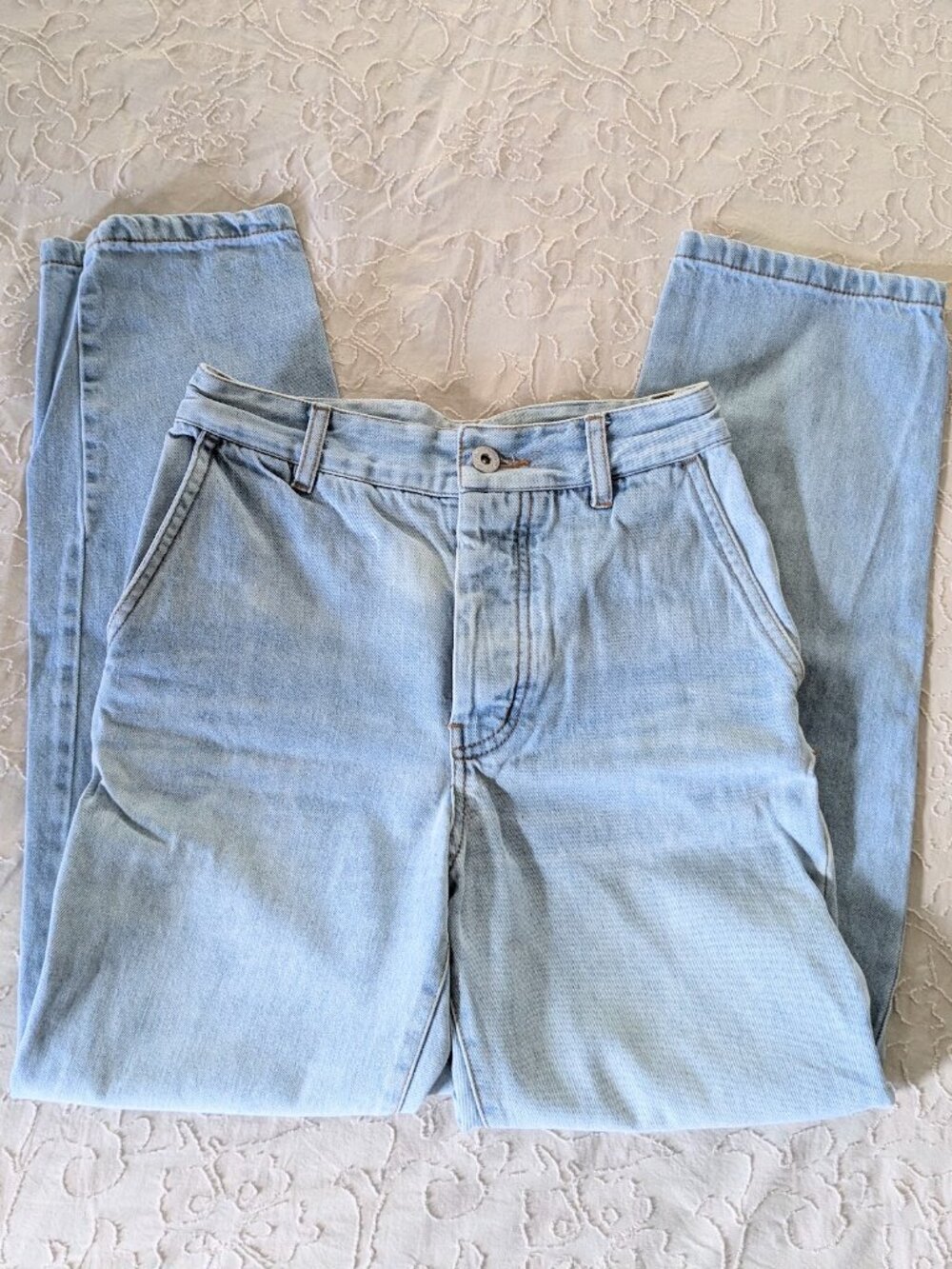 KOWTOW XXS Light Blue Denim Crop Jeans